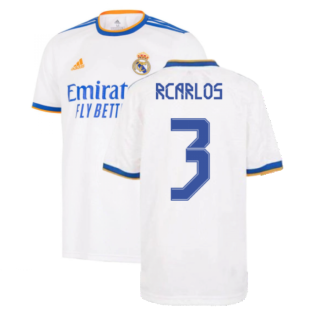 Real Madrid 2021-2022 Home Shirt (Kids) (R CARLOS 3)