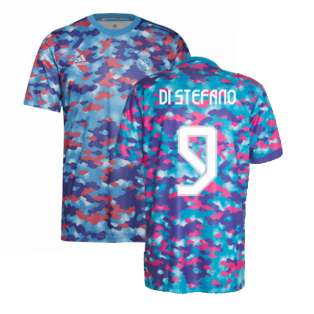 Real Madrid 2021-2022 Pre-Match Training Shirt (Pink) (DI STEFANO 9)