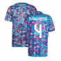 Real Madrid 2021-2022 Pre-Match Training Shirt (Pink) (SERGIO RAMOS 4)