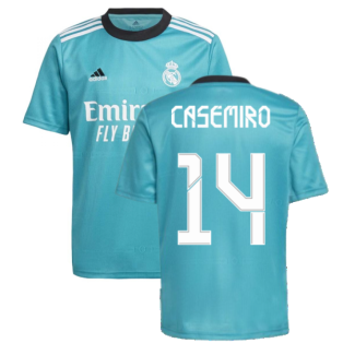 Real Madrid 2021-2022 Third Shirt (Kids) (CASEMIRO 14)