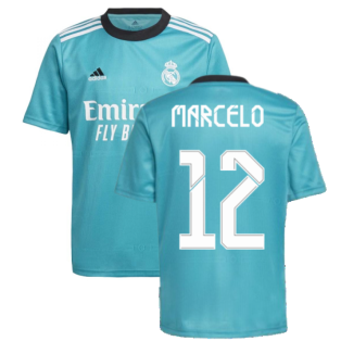 Real Madrid 2021-2022 Third Shirt (Kids) (MARCELO 12)