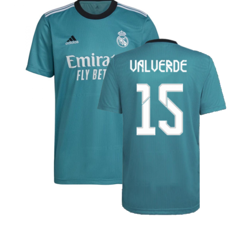 Real Madrid 2021-2022 Third Shirt (VALVERDE 15)