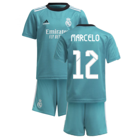 Real Madrid 2021-2022 Thrid Mini Kit (MARCELO 12)