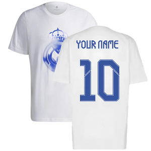 Real Madrid 2021-2022 Training Tee (White-Blue)