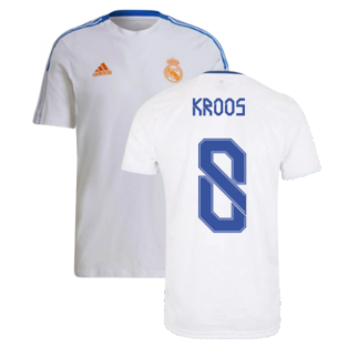 Real Madrid 2021-2022 Training Tee (White) (KROOS 8)