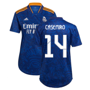 Real Madrid 2021-2022 Womens Away Shirt (CASEMIRO 14)