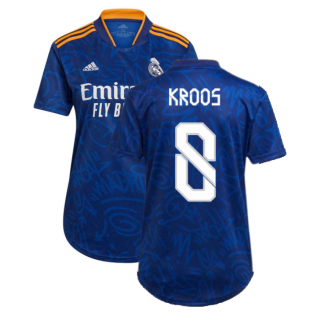 Real Madrid 2021-2022 Womens Away Shirt (KROOS 8)