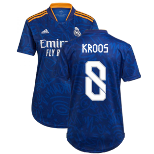 Real Madrid 2021-2022 Womens Away Shirt (KROOS 8)