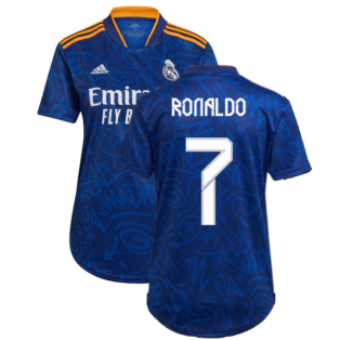 Real Madrid 2021-2022 Womens Away Shirt (RONALDO 7)