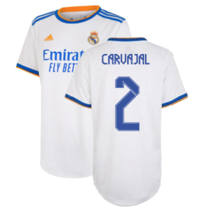 Real Madrid 2021-2022 Womens Home Shirt (CARVAJAL 2)