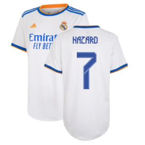 Real Madrid 2021-2022 Womens Home Shirt (HAZARD 7)