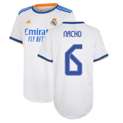 Real Madrid 2021-2022 Womens Home Shirt (NACHO 6)