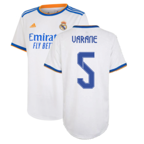 Real Madrid 2021-2022 Womens Home Shirt (VARANE 5)