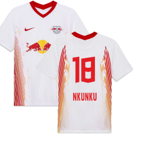 Red Bull Leipzig 2020-21 Home Shirt ((Excellent) S) (Nkunku 18)