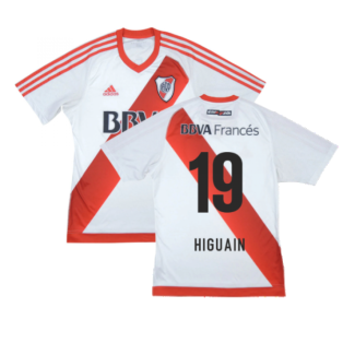 River Plate 2016-17 Home Shirt ((Excellent) L) (Higuain 19)