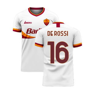 Roma 2025-2026 Away Concept Football Kit (Libero) (DE ROSSI 16)
