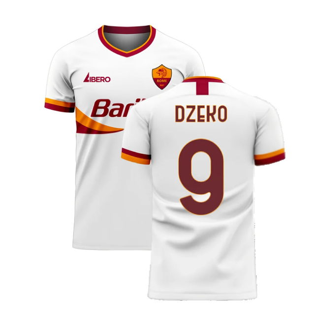Roma 2025-2026 Away Concept Football Kit (Libero) (DZEKO 9)