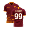 Roma 2023-2024 Home Concept Football Kit (Libero) - No Sponsor (KLUIVERT 99)