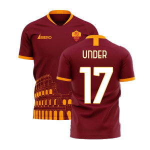 Roma 2025-2026 Home Concept Football Kit (Libero) - No Sponsor (UNDER 17)