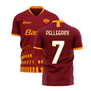 Roma 2025-2026 Home Concept Football Kit (Libero) (PELLEGRINI 7)