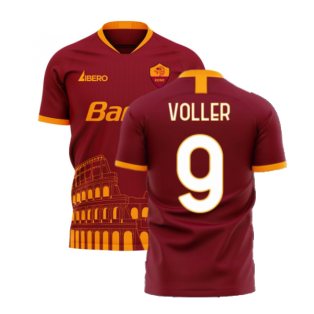 Roma 2023-2024 Home Concept Football Kit (Libero) (VOLLER 9)