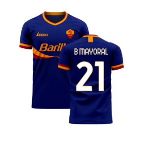 Roma 2023-2024 Third Concept Football Kit (Libero) (B MAYORAL 21) - Kids
