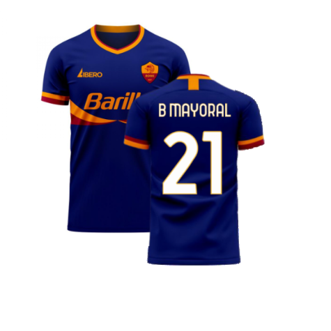 Roma 2023-2024 Third Concept Football Kit (Libero) (B MAYORAL 21) - Womens