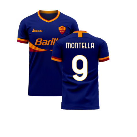 Roma 2023-2024 Third Concept Football Kit (Libero) (MONTELLA 9) - Little Boys