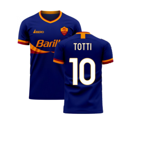 Roma 2023-2024 Third Concept Football Kit (Libero) (TOTTI 10) - Little Boys