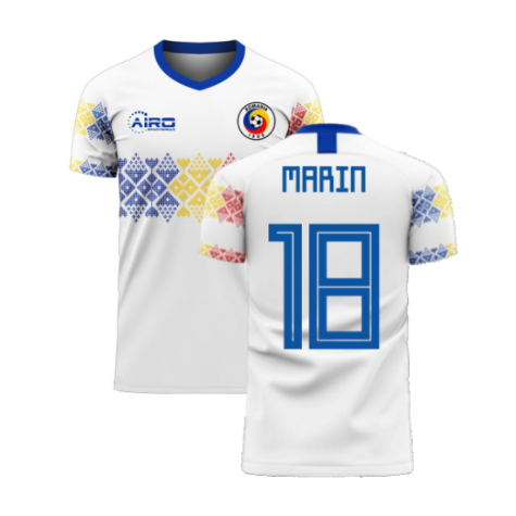 Romania 2023-2024 Away Concept Football Kit (Libero) (MARIN 18)