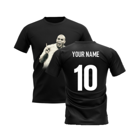 Ronaldo R9 Legend T-Shirt (Black) (Your Name)