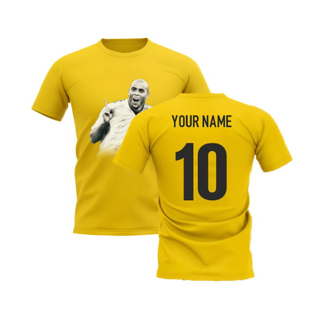 Ronaldo R9 Legend T-Shirt (Yellow) (Your Name)