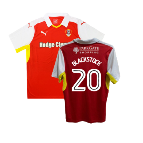 Rotherham 2016-17 Home Shirt ((Good) XL) (Blackstock 20)