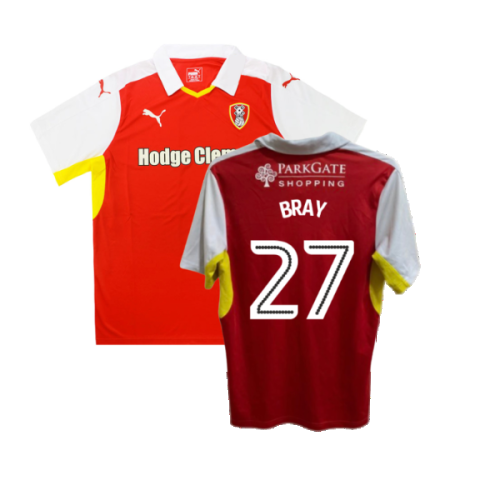 Rotherham 2016-17 Home Shirt ((Good) XL) (Bray 27)