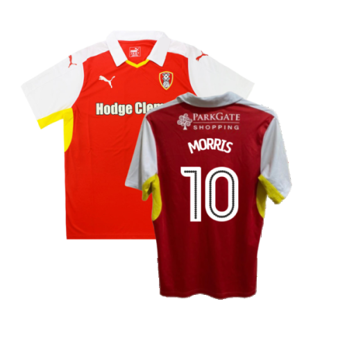 Rotherham 2016-17 Home Shirt ((Good) XL) (Morris 10)