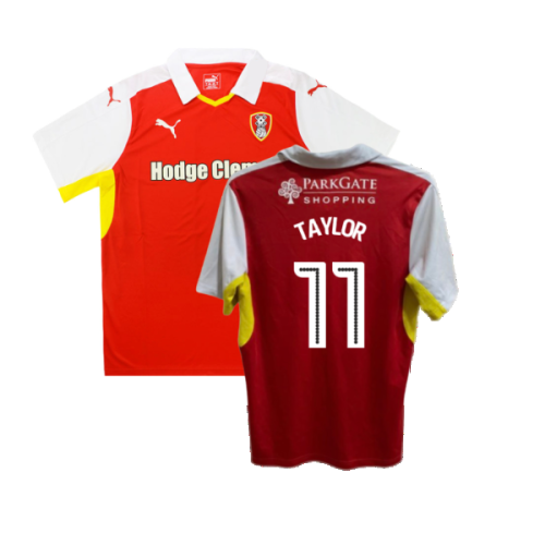 Rotherham 2016-17 Home Shirt ((Good) XL) (Taylor 11)