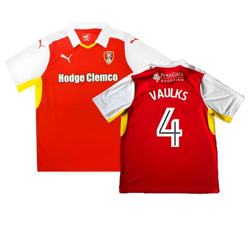 Rotherham 2016-17 Home Shirt ((Good) XL) (Vaulks 4)