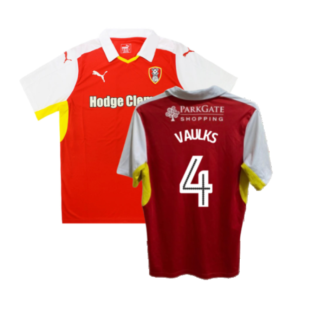 Rotherham 2016-17 Home Shirt ((Good) XL) (Vaulks 4)