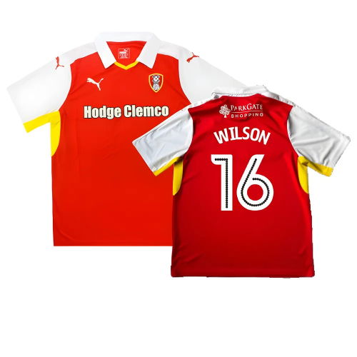 Rotherham 2016-17 Home Shirt ((Good) XL) (Wilson 16)