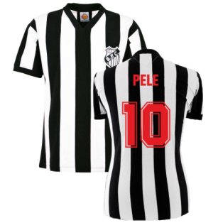 Santos 1970s Retro Football Shirt (PELE 10)