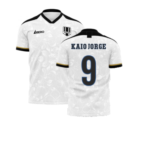 Santos 2022-2023 Home Concept Football Kit (Libero) (KAIO JORGE 9) - Baby