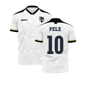 Santos 2025-2026 Home Concept Football Kit (Libero) (PELE 10)