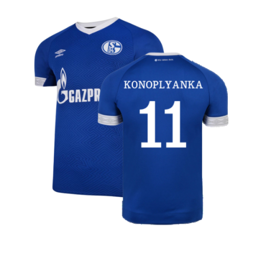Schalke 2018-19 Home Shirt ((Mint) XXL) (Konoplyanka 11)