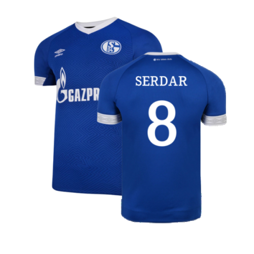 Schalke 2018-19 Home Shirt ((Mint) XXL) (Serdar 8)