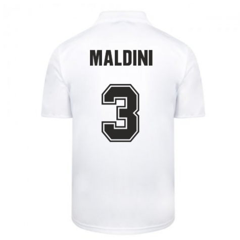 Score Draw Ac Milan 1988 Away Retro Football Shirt (MALDINI 3)
