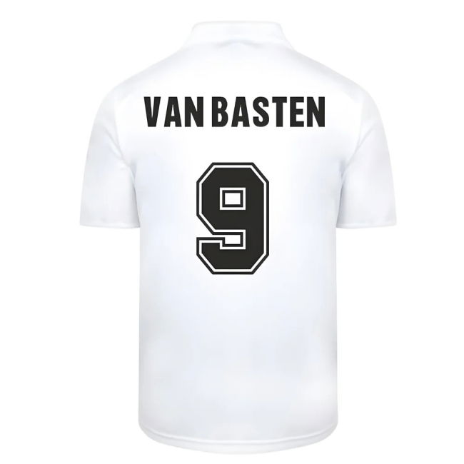 Score Draw Ac Milan 1988 Away Retro Football Shirt (VAN BASTEN 9)