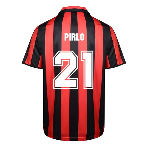 Score Draw Ac Milan 1988 Retro Football Shirt (PIRLO 21)