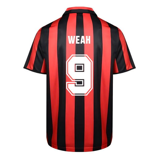 Score Draw Ac Milan 1988 Retro Football Shirt (WEAH 9) Score Draw Ac Milan 1988 Retro Football Shirt (WEAH 9)