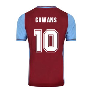 Score Draw Aston Villa 1982 Champions Of Europe Retro Football Shirt (Cowans 10)