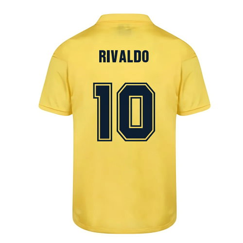 Score Draw Barcelona 1982 Away Shirt (RIVALDO 10)